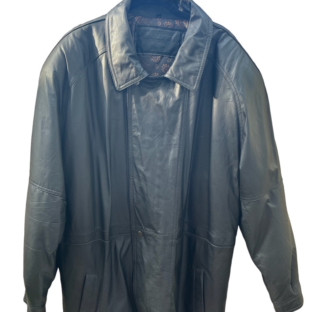 BBK Leather Jacket. Extra large XL. Vintage. New With Tags